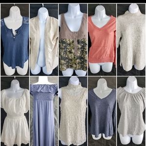 Womens 10 piece clothing lot